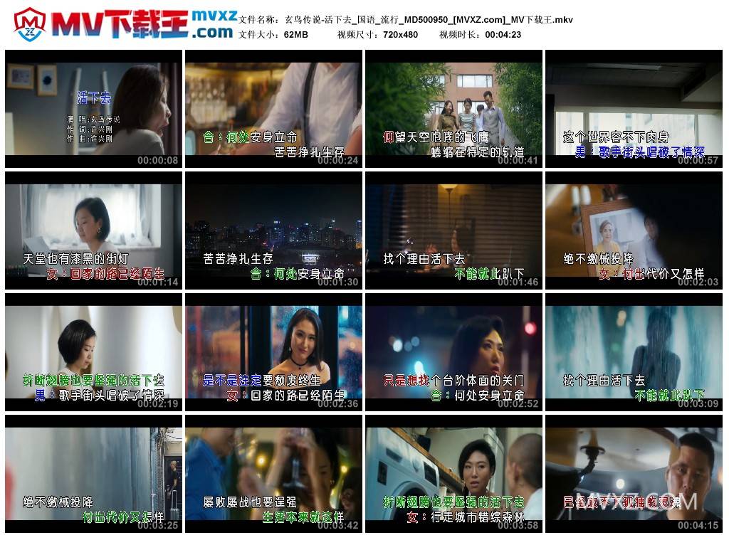 玄鸟传说-活下去_国语_流行_MD500950